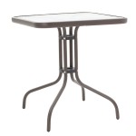 Τραπεζαρία Watson-Calan σετ 3τεμ pakoworld μέταλλο-textilene καφέ 70x70x70εκ Τραπεζαρία Watson-Calan σετ 3τεμ pakoworld μέταλλο-textilene καφέ 70x70x70εκ