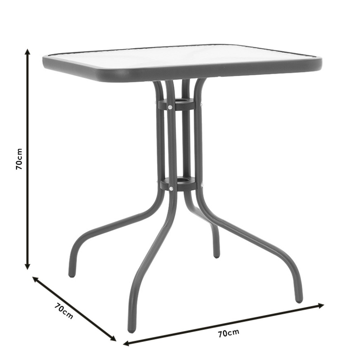 Τραπεζαρία Watson-Calan σετ 3τεμ pakoworld μέταλλο-textilene καφέ 70x70x70εκ Τραπεζαρία Watson-Calan σετ 3τεμ pakoworld μέταλλο-textilene καφέ 70x70x70εκ