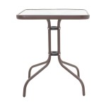 Tραπεζαρία Obbi-Watson pakoworld σετ 3τεμ καφέ μέταλλο-pe rattan 60x60x70εκ Tραπεζαρία Obbi-Watson pakoworld σετ 3τεμ καφέ μέταλλο-pe rattan 60x60x70εκ