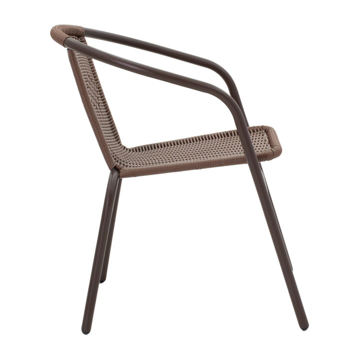 Tραπεζαρία Obbi-Watson pakoworld σετ 3τεμ καφέ μέταλλο-pe rattan 60x60x70εκ Tραπεζαρία Obbi-Watson pakoworld σετ 3τεμ καφέ μέταλλο-pe rattan 60x60x70εκ