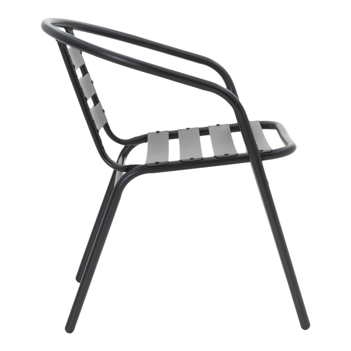 Τραπεζαρία Tade-Ensure pakoworld 5τεμ μέταλλο-γυαλί σε μαύρη απόχρωση 140x80x70εκ