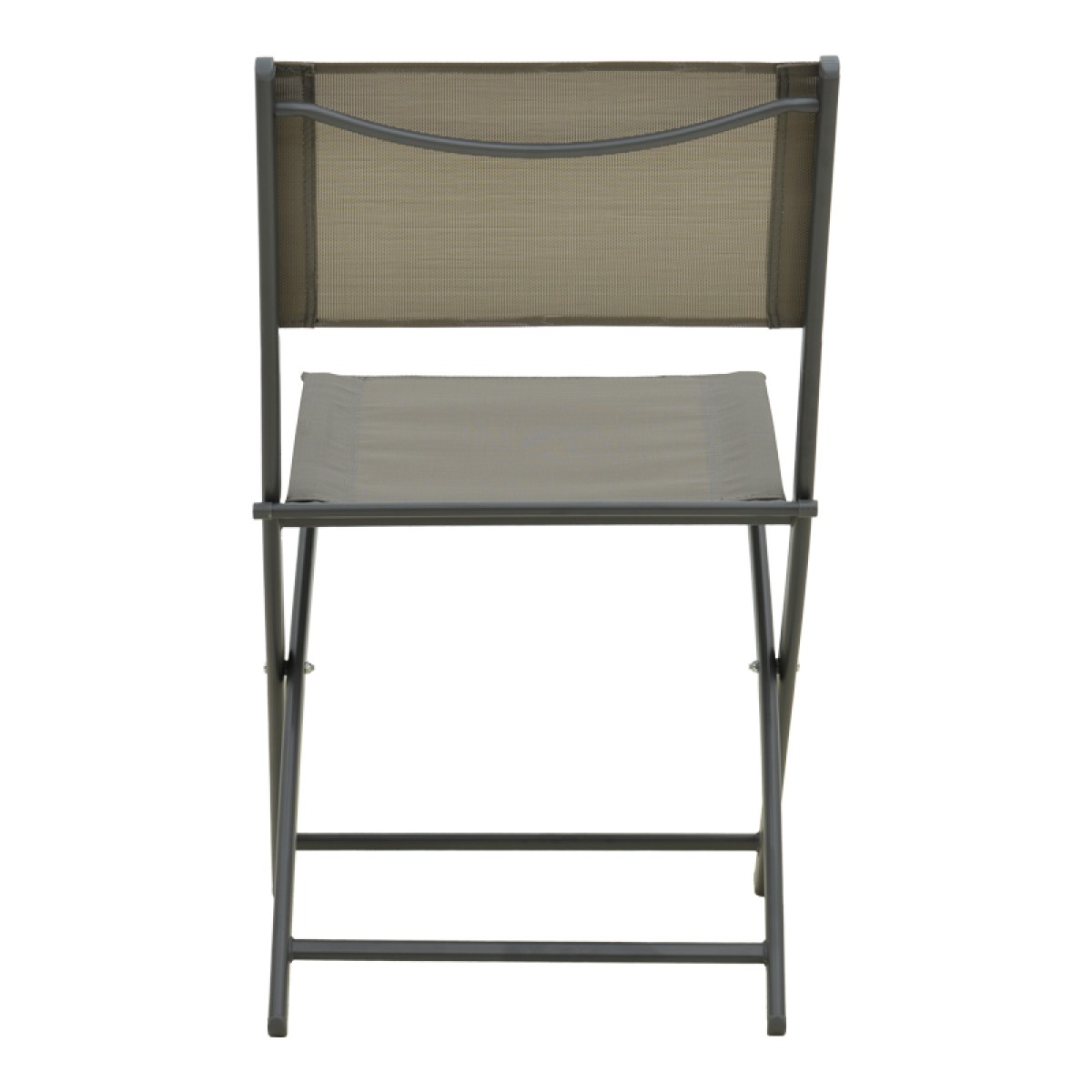 Καρέκλα Jeve pakoworld πτυσσόμενη μέταλλο-textilene σε ανθρακί απόχρωση 46x51x81εκ