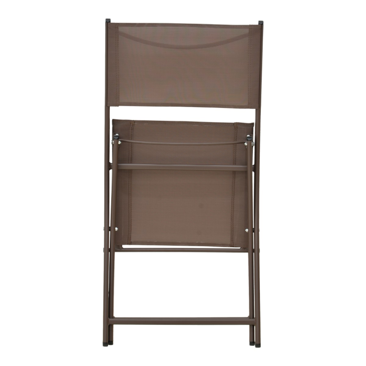 Καρέκλα Jeve pakoworld πτυσσόμενη σαμπανιζέ μέταλλο και textilene 46x51x81εκ