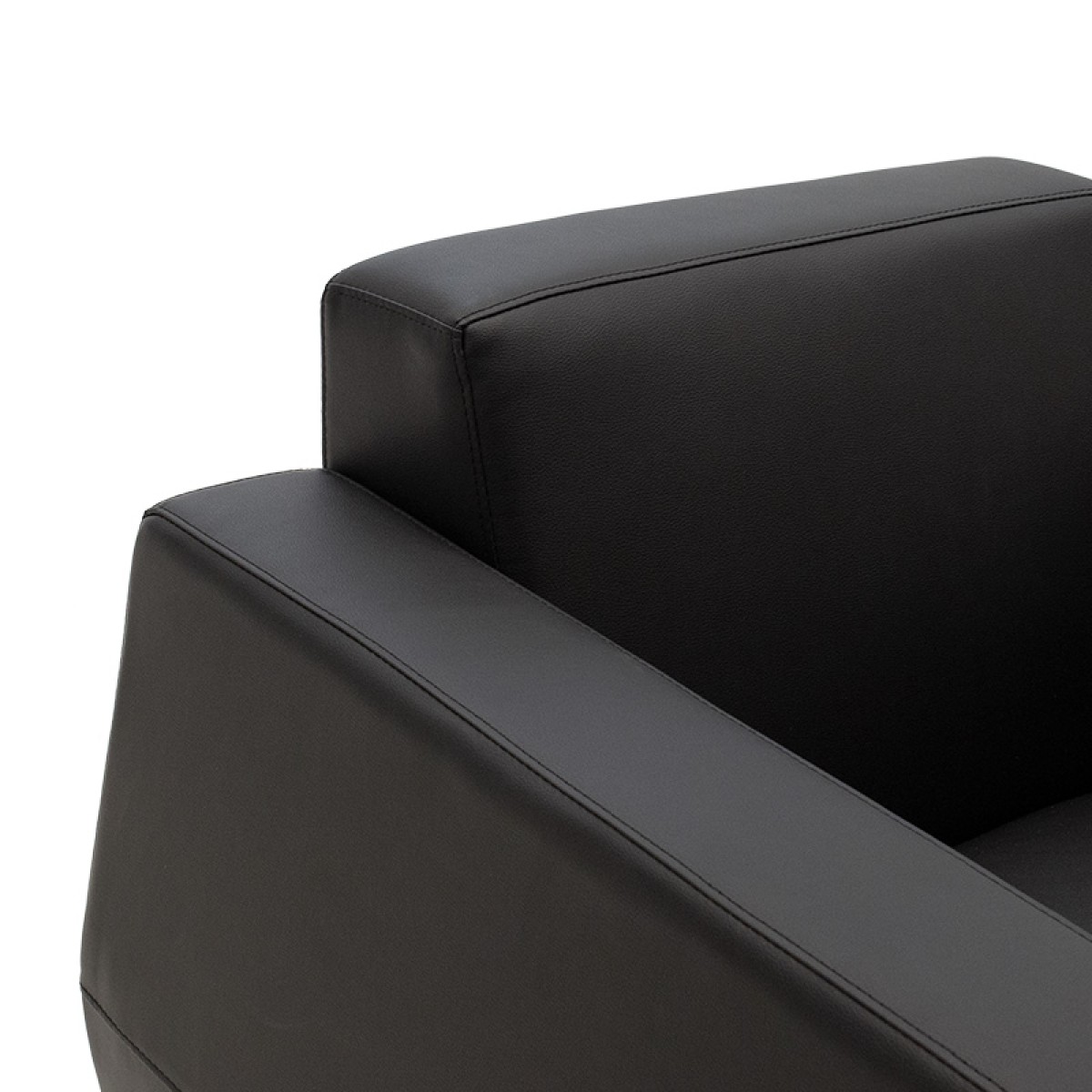 Πολυθρόνα Dermis pakoworld inox-τεχνόδερμα μαύρο 88x75x75εκ Πολυθρόνα Dermis pakoworld inox-τεχνόδερμα μαύρο 88x75x75εκ
