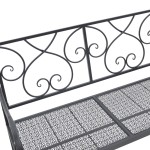 Παγκάκι Cazpo pakoworld μέταλλο σε μαύρη απόχρωση 114x45x90εκ Παγκάκι Cazpo pakoworld μέταλλο σε μαύρη απόχρωση 114x45x90εκ