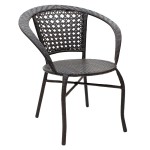 Σαλόνι Saylor pakoworld σετ 3τεμ μέταλλο-pe rattan καφέ Σαλόνι Saylor pakoworld σετ 3τεμ μέταλλο-pe rattan καφέ