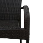Πολυθρόνα Laura pakoworld μέταλλο-pe rattan καφέ Πολυθρόνα Laura pakoworld μέταλλο-pe rattan καφέ