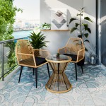 Πολυθρόνα Tanish pakoworld rattan φυσικό-πόδι μαύρο μέταλλο 58x58.5x87εκ Πολυθρόνα Tanish pakoworld rattan φυσικό-πόδι μαύρο μέταλλο 58x58.5x87εκ