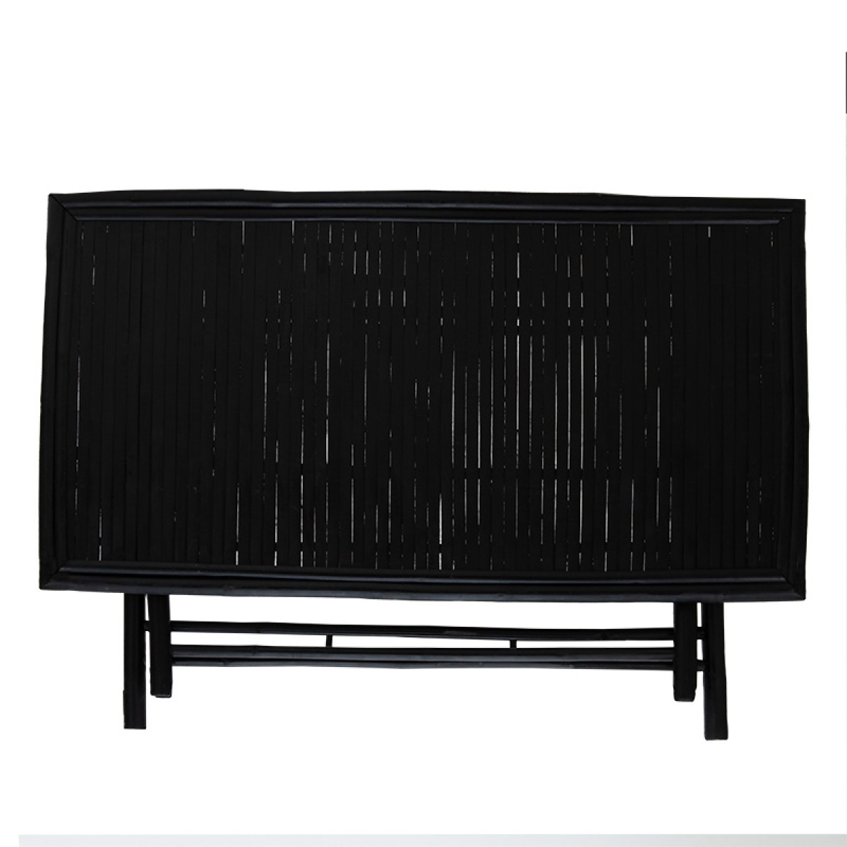 Τραπέζι Badou pakoworld πτυσσόμενο bamboo μαύρο 150x80x77εκ Τραπέζι Badou pakoworld πτυσσόμενο bamboo μαύρο 150x80x77εκ