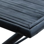 Τραπέζι Badou pakoworld πτυσσόμενο bamboo μαύρο 150x80x77εκ Τραπέζι Badou pakoworld πτυσσόμενο bamboo μαύρο 150x80x77εκ