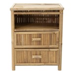 Κομοδίνο Ofra pakoworld bamboo φυσικό 56x46x69εκ Κομοδίνο Ofra pakoworld bamboo φυσικό 56x46x69εκ