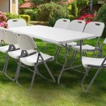 Τραπέζι catering Rodeo pakoworld πτυσσόμενο-βαλίτσα λευκό 152x70x74εκ Τραπέζι catering Rodeo pakoworld πτυσσόμενο-βαλίτσα λευκό 152x70x74εκ