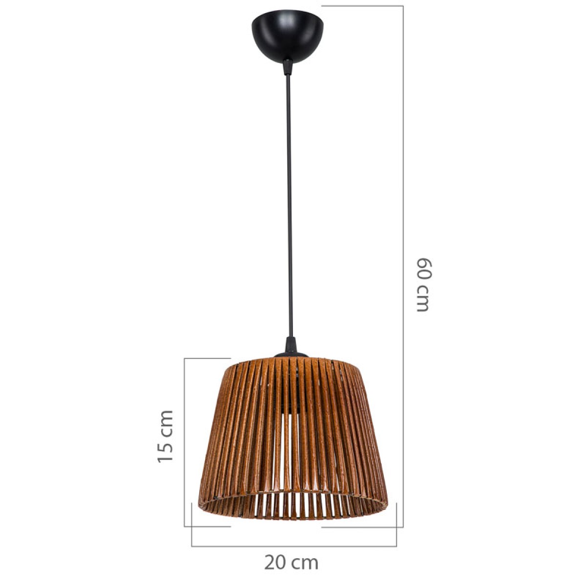 Φωτιστικό οροφής μονόφωτο PWL-1116 pakoworld Ε27 καφέ Φ20x15εκ Φωτιστικό οροφής μονόφωτο PWL-1116 pakoworld Ε27 καφέ Φ20x15εκ