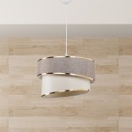 Φωτιστικό οροφής μονόφωτο Loopy pakoworld Ε27 μπεζ-λευκό Φ30x18εκ Φωτιστικό οροφής μονόφωτο Loopy pakoworld Ε27 μπεζ-λευκό Φ30x18εκ