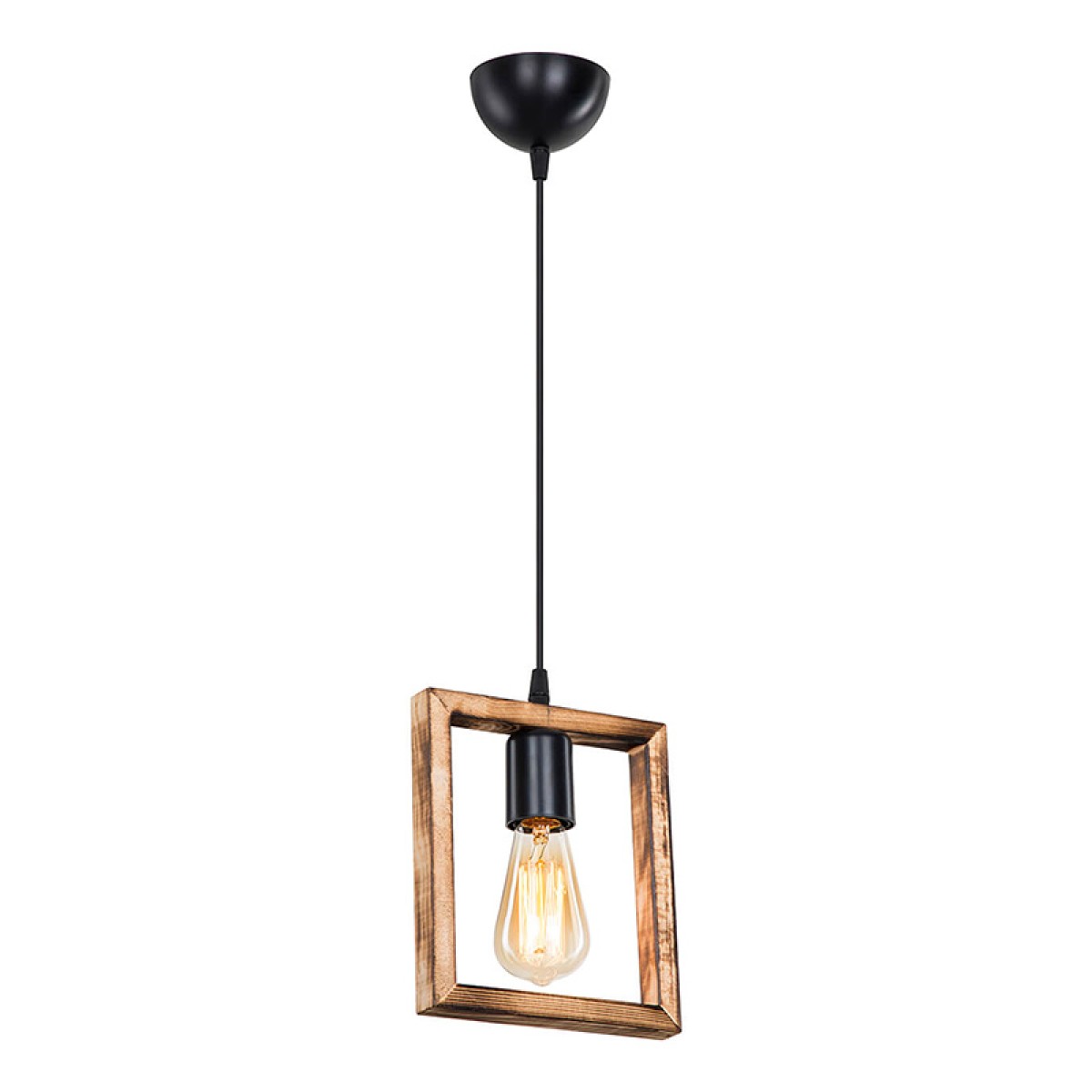 Φωτιστικό οροφής μονόφωτο Isolate pakoworld Ε27 καρυδί 18.5x3x24εκ Φωτιστικό οροφής μονόφωτο Isolate pakoworld Ε27 καρυδί 18.5x3x24εκ
