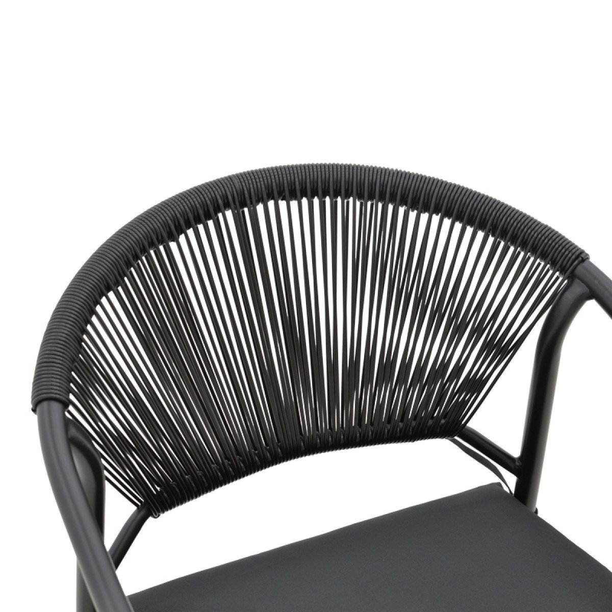Πολυθρόνα Jerqui pakoworld wicker rattan μαύρο-μεταλλικό μαύρο πόδι-μαύρο μαξιλάρι 60x64x78εκ Πολυθρόνα Jerqui pakoworld wicker rattan μαύρο-μεταλλικό μαύρο πόδι-μαύρο μαξιλάρι 60x64x78εκ