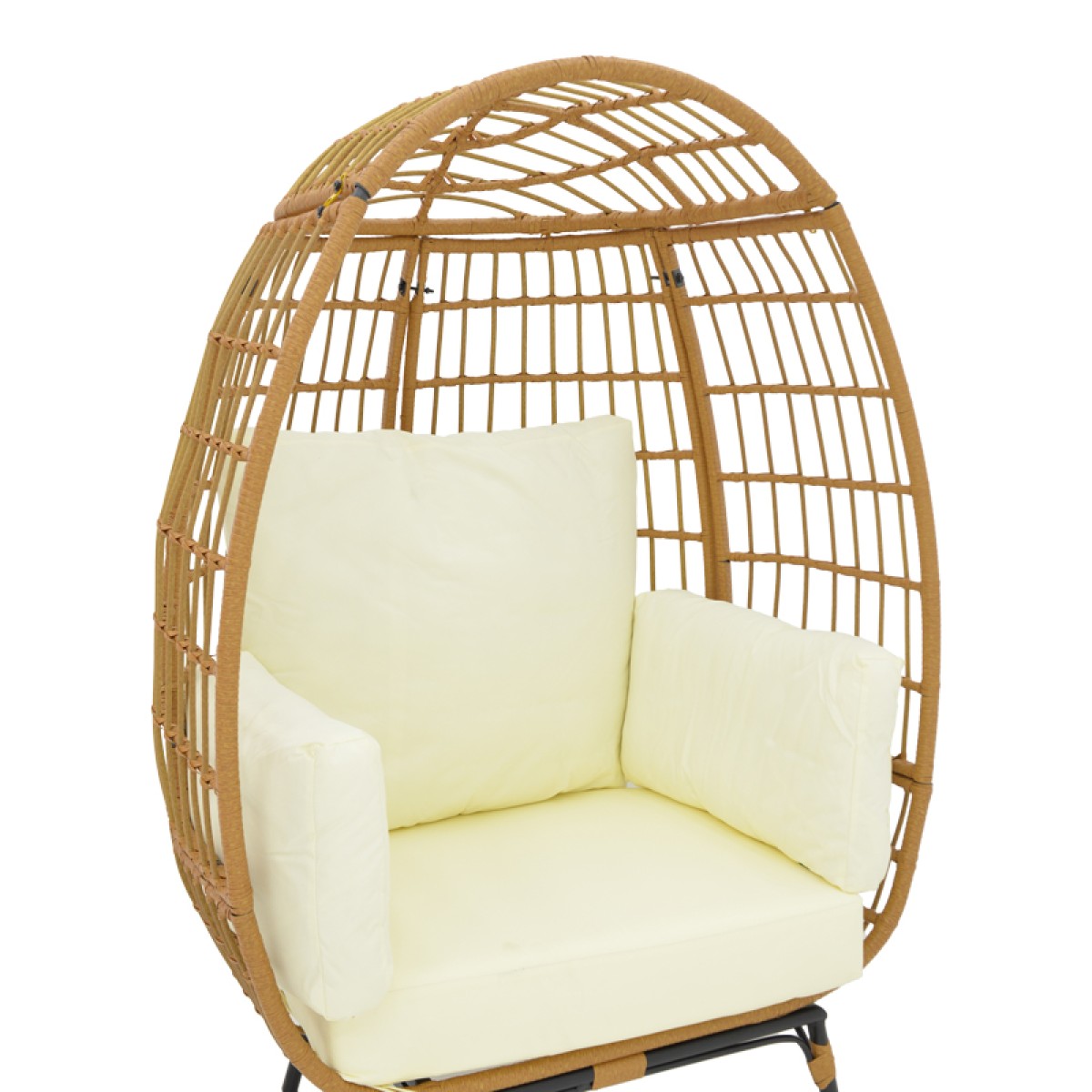 Πολυθρόνα Frox pakoworld wicker rattan φυσικό-μεταλλικό φυσικό-μαύρο πόδι-μπεζ μαξιλάρι 96x76x145εκ Πολυθρόνα Frox pakoworld wicker rattan φυσικό-μεταλλικό φυσικό-μαύρο πόδι-μπεζ μαξιλάρι 96x76x145εκ