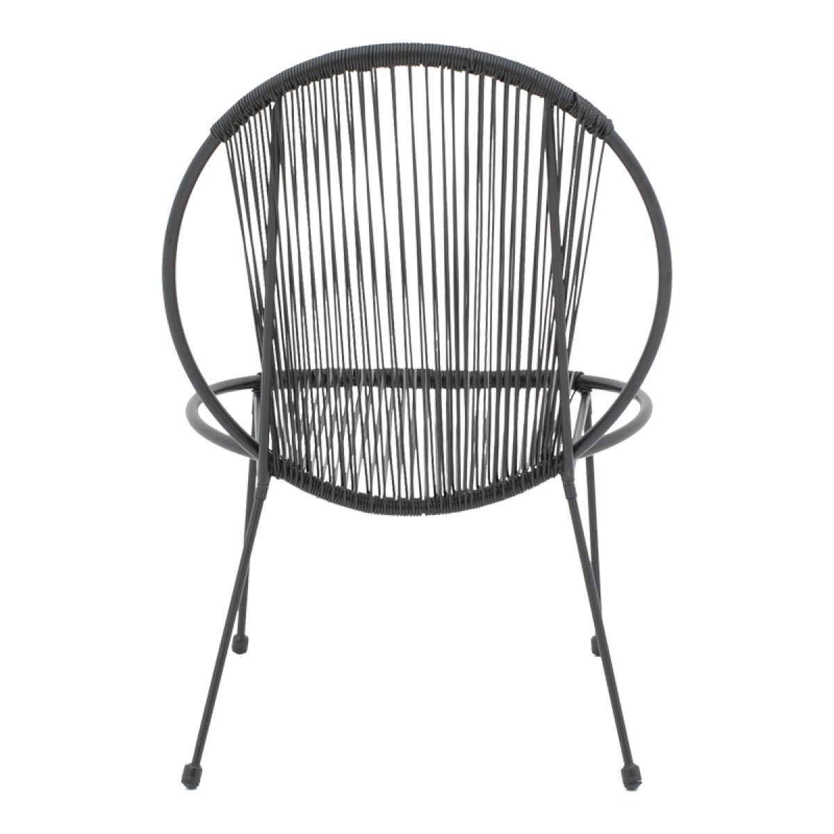 Καρέκλα κήπου Dapper pakoworld μαύρο μέταλλο-pe μαύρο 64.5x74.5x76εκ Καρέκλα κήπου Dapper pakoworld μαύρο μέταλλο-pe μαύρο 64.5x74.5x76εκ