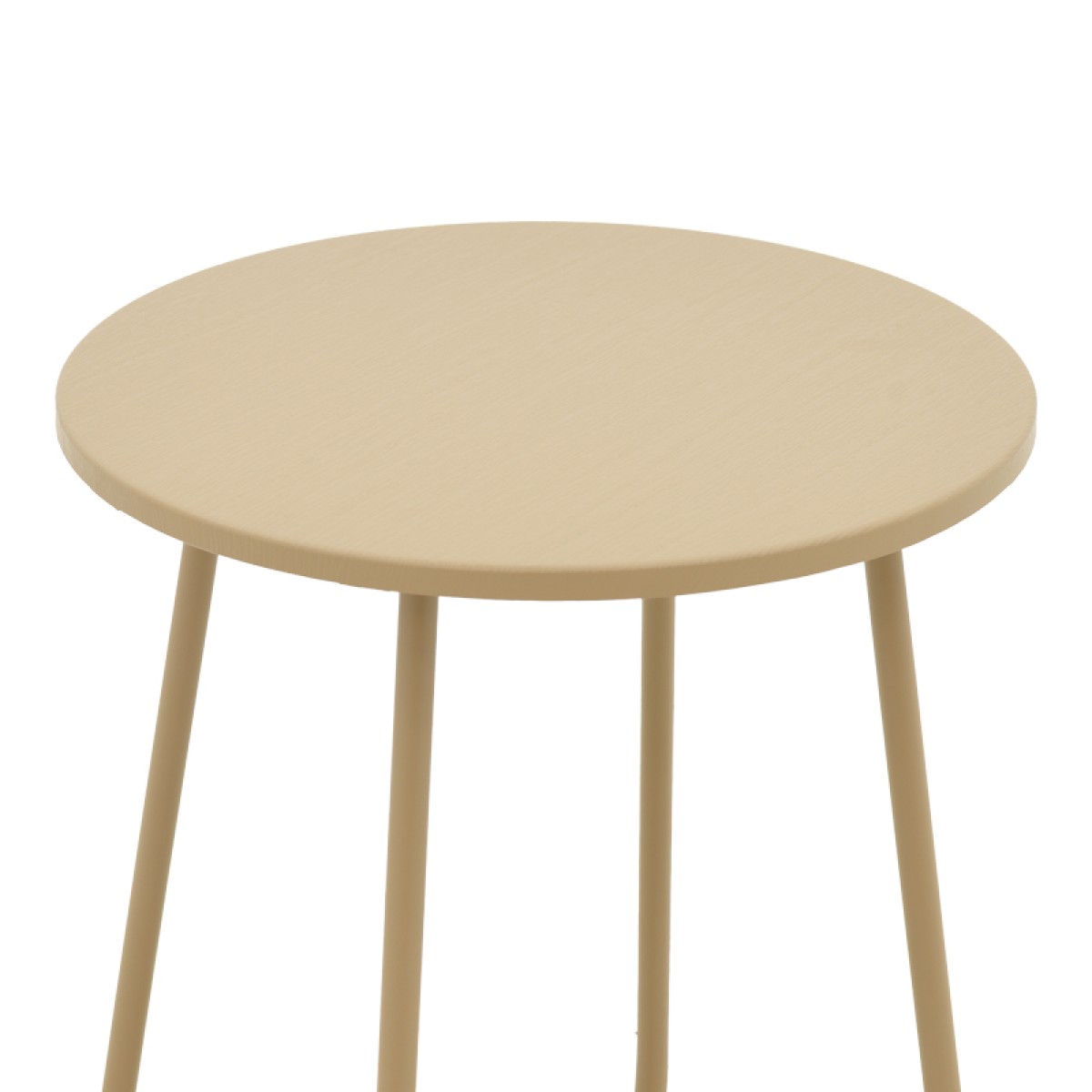 Τραπέζι Bramwell pakoworld μέταλλο μπεζ Φ40x50εκ Τραπέζι Bramwell pakoworld μέταλλο μπεζ Φ40x50εκ