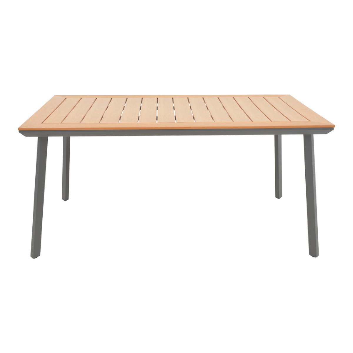 Τραπέζι Griffith pakoworld μαύρο αλουμίνιο και plywood σε φυσική απόχρωση 160x80x74εκ Τραπέζι Griffith pakoworld μαύρο αλουμίνιο και plywood σε φυσική απόχρωση 160x80x74εκ