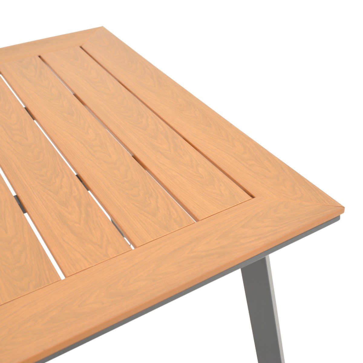 Τραπέζι Griffith pakoworld μαύρο αλουμίνιο και plywood σε φυσική απόχρωση 160x80x74εκ Τραπέζι Griffith pakoworld μαύρο αλουμίνιο και plywood σε φυσική απόχρωση 160x80x74εκ
