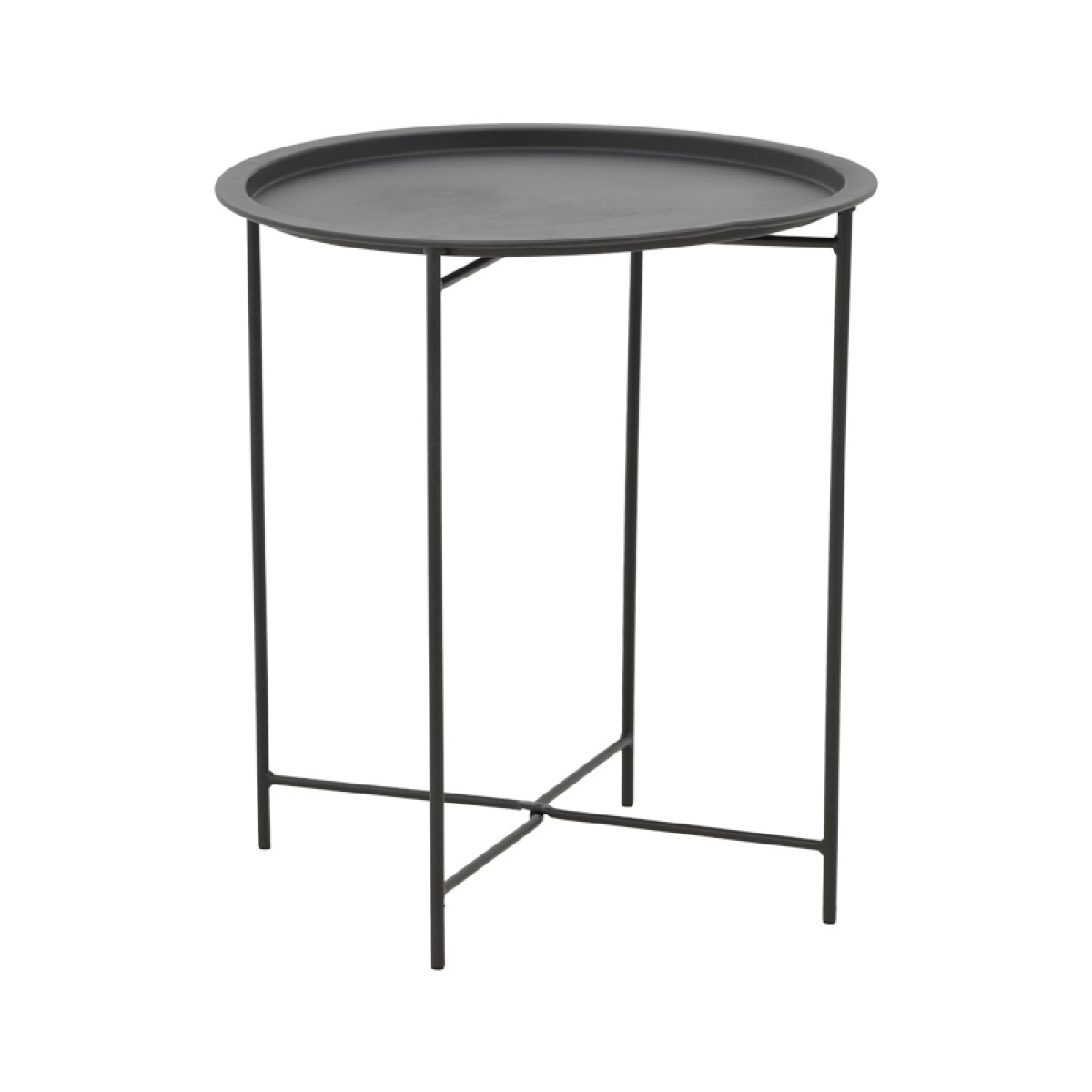 Σαλόνι Dapper-Caius pakoworld σετ 3τεμ μαύρο μέταλλο-μαύρο pe Φ46x52εκ Σαλόνι Dapper-Caius pakoworld σετ 3τεμ μαύρο μέταλλο-μαύρο pe Φ46x52εκ