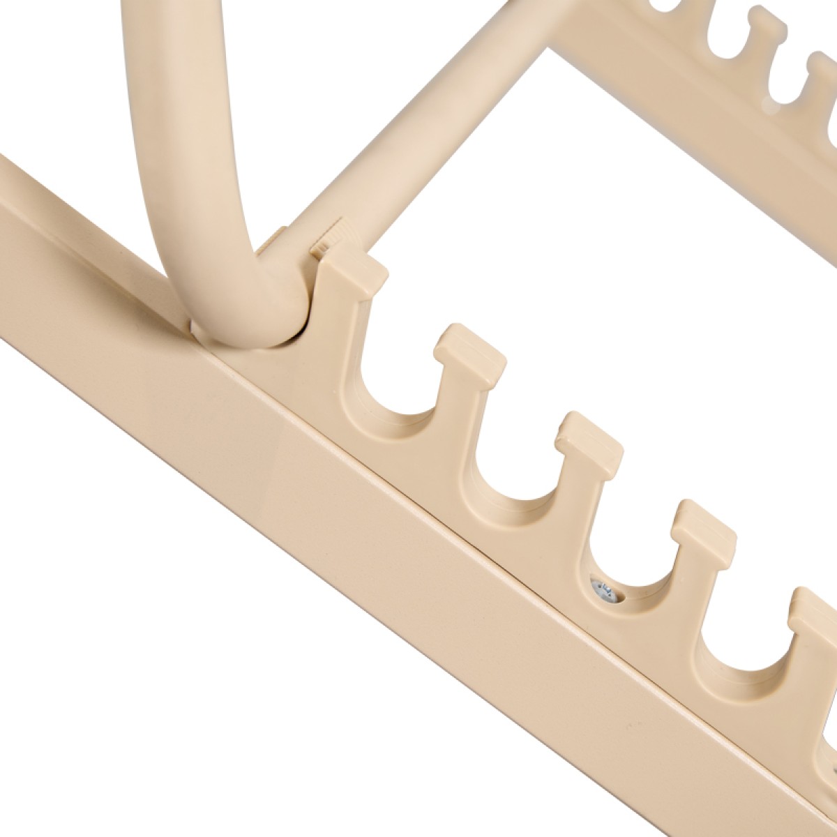 Σεζλόνγκ επαγγελματική Corte pakoworld σαμπανί αλουμινίου με textilene σε καφέ απόχρωση