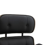 Πολυθρόνα relax Mirto pakoworld μασίφ ξύλο καρυδί -PU μαύρο 80x80x96.5εκ Πολυθρόνα relax Mirto pakoworld μασίφ ξύλο καρυδί -PU μαύρο 80x80x96.5εκ