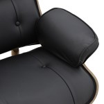 Πολυθρόνα relax Mirto pakoworld μασίφ ξύλο καρυδί -PU μαύρο 80x80x96.5εκ Πολυθρόνα relax Mirto pakoworld μασίφ ξύλο καρυδί -PU μαύρο 80x80x96.5εκ