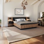 Κρεβάτι Romilly pakoworld μαύρο gloss-καρυδί 160x200εκ Κρεβάτι Romilly pakoworld μαύρο gloss-καρυδί 160x200εκ