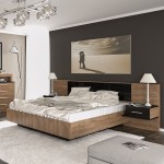 Κρεβάτι Romilly pakoworld μαύρο gloss-καρυδί 160x200εκ Κρεβάτι Romilly pakoworld μαύρο gloss-καρυδί 160x200εκ