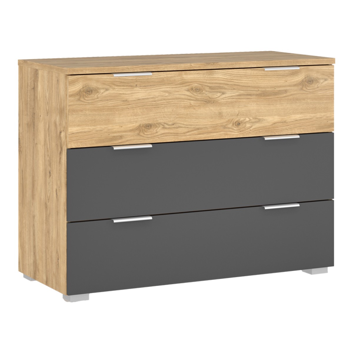 Συρταριέρα Kantri pakoworld σε sonoma - γκρι απόχρωση 109x46.8x80.8εκ Συρταριέρα Kantri pakoworld σε sonoma - γκρι απόχρωση 109x46.8x80.8εκ