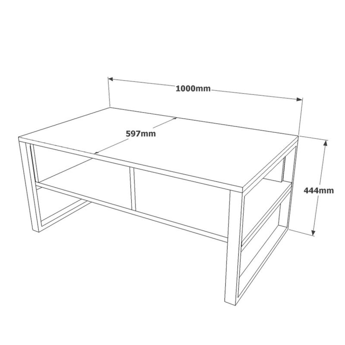 Τραπέζι σαλονιού Honora pakoworld ανθρακί antique-μαύρο 100x60x44.5εκ Τραπέζι σαλονιού Honora pakoworld ανθρακί antique-μαύρο 100x60x44.5εκ