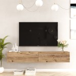 Έπιπλο τηλεόρασης επιτοίχιο Dello pakoworld sonoma 180x31.6x29.6εκ Έπιπλο τηλεόρασης επιτοίχιο Dello pakoworld sonoma 180x31.6x29.6εκ