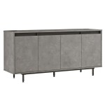 Μπουφές Jethro pakoworld ανθρακί antique-wenge 160x44.5x75.5εκ Μπουφές Jethro pakoworld ανθρακί antique-wenge 160x44.5x75.5εκ