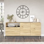 Μπουφές Evaluate pakoworld sonoma-wenge 170x46.5x75.5εκ Μπουφές Evaluate pakoworld sonoma-wenge 170x46.5x75.5εκ