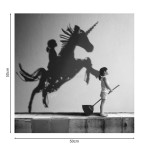 Πίνακας σε καμβά Horseon pakoworld ψηφιακής εκτύπωσης 50x1.8x50εκ Πίνακας σε καμβά Horseon pakoworld ψηφιακής εκτύπωσης 50x1.8x50εκ