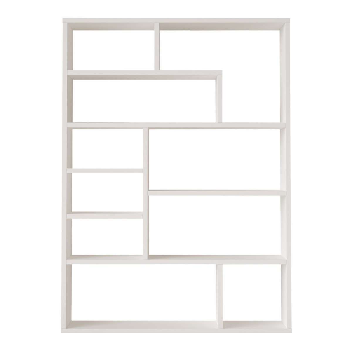 Βιβλιοθήκη Decora pakoworld σε λευκη απόχρωση 90x22x123.6εκ Βιβλιοθήκη Decora pakoworld σε λευκη απόχρωση 90x22x123.6εκ