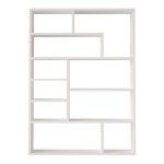 Βιβλιοθήκη Decora pakoworld σε λευκη απόχρωση 90x22x123.6εκ Βιβλιοθήκη Decora pakoworld σε λευκη απόχρωση 90x22x123.6εκ