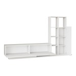 Σύνθετο σαλονιού Damon pakoworld σε λευκή απόχρωση 140x29.5x39.5εκ Σύνθετο σαλονιού Damon pakoworld σε λευκή απόχρωση 140x29.5x39.5εκ