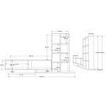 Σύνθετο σαλονιού Damon pakoworld σε λευκή απόχρωση 140x29.5x39.5εκ Σύνθετο σαλονιού Damon pakoworld σε λευκή απόχρωση 140x29.5x39.5εκ