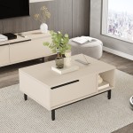 Τραπέζι σαλονιού Frixton pakoworld σε cappuccino απόχρωση 90x60x37.5εκ Τραπέζι σαλονιού Frixton pakoworld σε cappuccino απόχρωση 90x60x37.5εκ