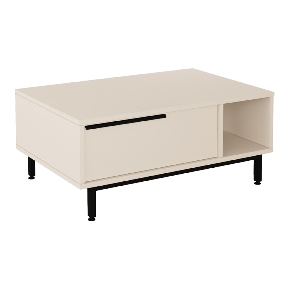 Τραπέζι σαλονιού Frixton pakoworld σε cappuccino απόχρωση 90x60x37.5εκ Τραπέζι σαλονιού Frixton pakoworld σε cappuccino απόχρωση 90x60x37.5εκ