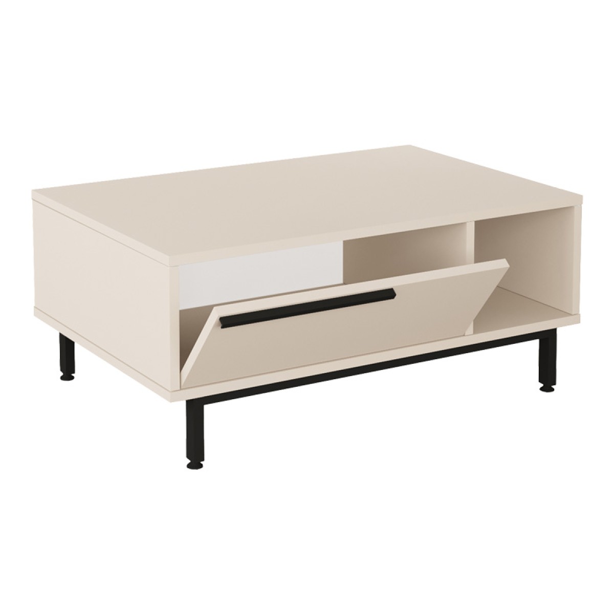 Τραπέζι σαλονιού Frixton pakoworld σε cappuccino απόχρωση 90x60x37.5εκ Τραπέζι σαλονιού Frixton pakoworld σε cappuccino απόχρωση 90x60x37.5εκ
