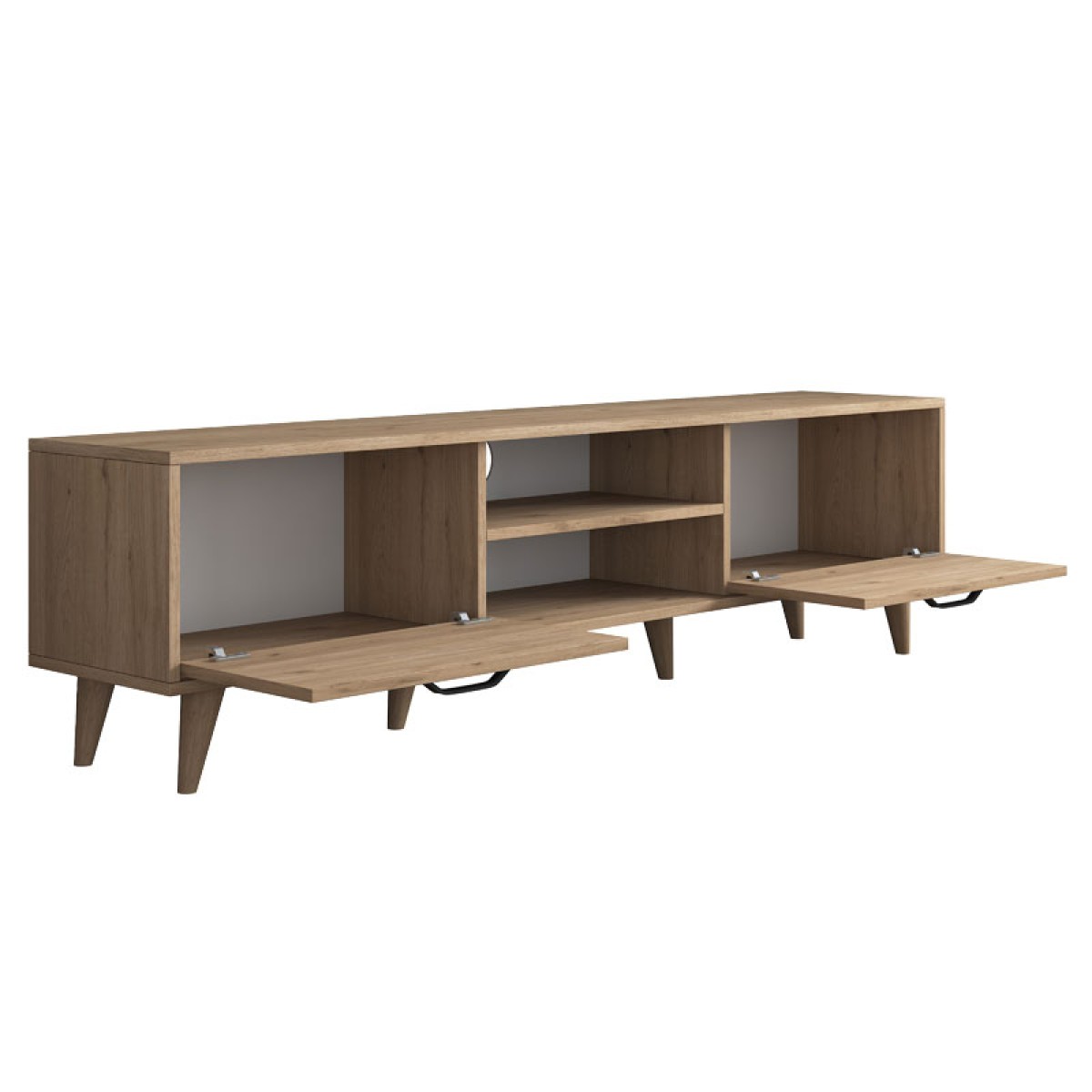 Έπιπλο τηλεόρασης Sabian pakoworld sonoma 180x35x48,5εκ Έπιπλο τηλεόρασης Sabian pakoworld sonoma 180x35x48,5εκ