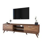Έπιπλο τηλεόρασης Sabian pakoworld καρυδί 180x35x48,5εκ Έπιπλο τηλεόρασης Sabian pakoworld καρυδί 180x35x48,5εκ