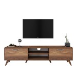 Έπιπλο τηλεόρασης Sabian pakoworld καρυδί 180x35x48,5εκ Έπιπλο τηλεόρασης Sabian pakoworld καρυδί 180x35x48,5εκ