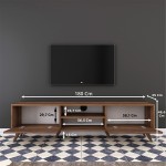 Έπιπλο τηλεόρασης Sabian pakoworld καρυδί 180x35x48,5εκ Έπιπλο τηλεόρασης Sabian pakoworld καρυδί 180x35x48,5εκ