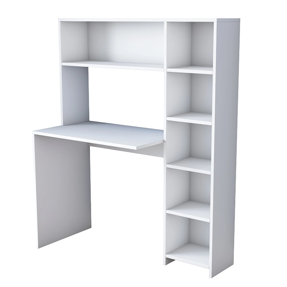 Γραφείο με βιβλιοθήκη Janson pakoworld λευκό 113x40x142εκ Γραφείο με βιβλιοθήκη Janson pakoworld λευκό 113x40x142εκ