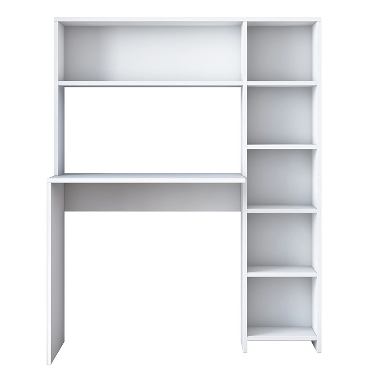 Γραφείο με βιβλιοθήκη Janson pakoworld λευκό 113x40x142εκ Γραφείο με βιβλιοθήκη Janson pakoworld λευκό 113x40x142εκ